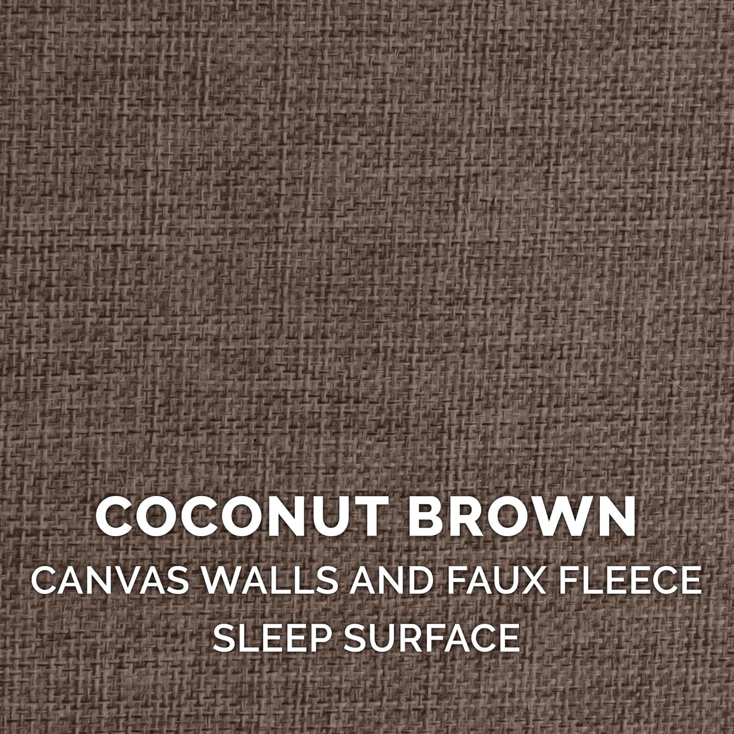 Pet House for Indoor Cats & Small Dogs, Collapsible & Foldable W/ Plush Ball Toy - Living Room Footstool Cat Condo - Coconut Brown, Small