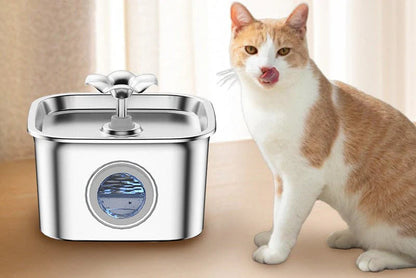HEYBO Automatic Dog Dispenser Water Bowl Multiple Pets Water Fountain