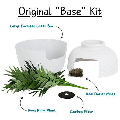 Original Hidden Litter Box Planter, Hooded Litter Box, Fake Plant Good Pet Stuff