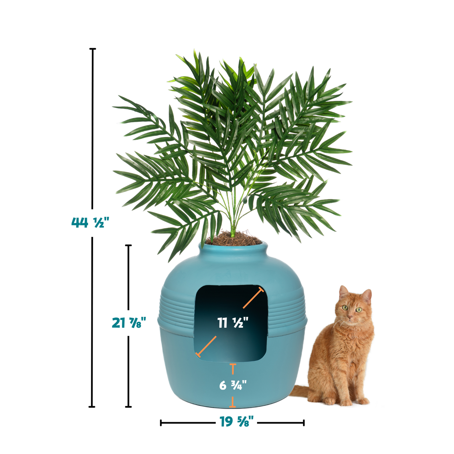 Original Hidden Litter Box Planter, Hooded Litter Box, Fake Plant Good Pet Stuff