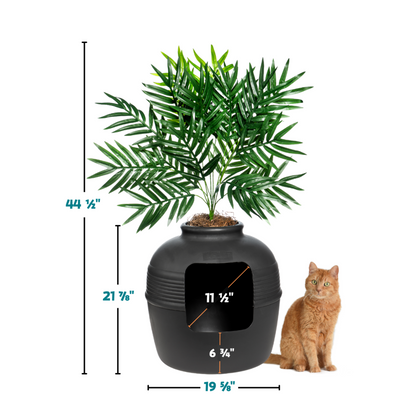 Original Hidden Litter Box Planter, Hooded Litter Box, Fake Plant Good Pet Stuff