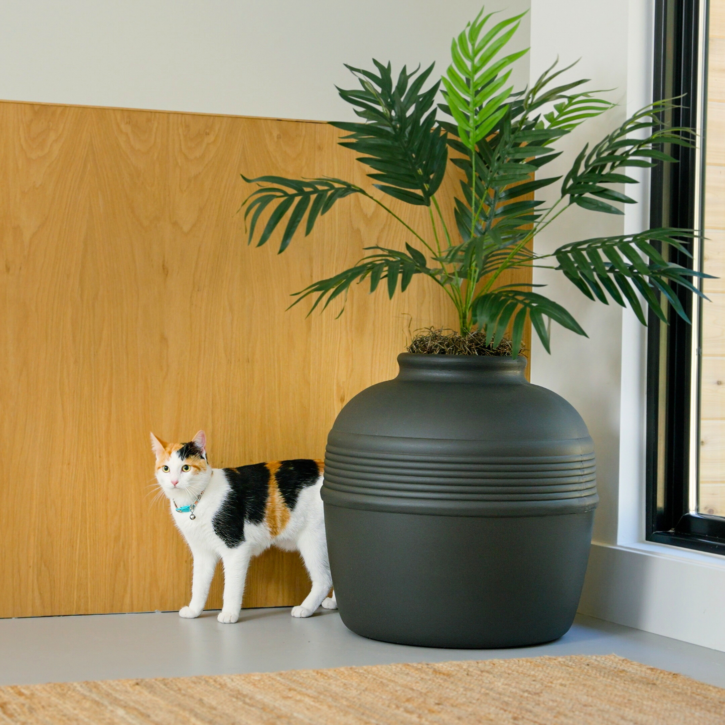 Original Hidden Litter Box Planter, Hooded Litter Box, Fake Plant Good Pet Stuff